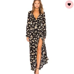 Amuse Society Maxi wrap dress